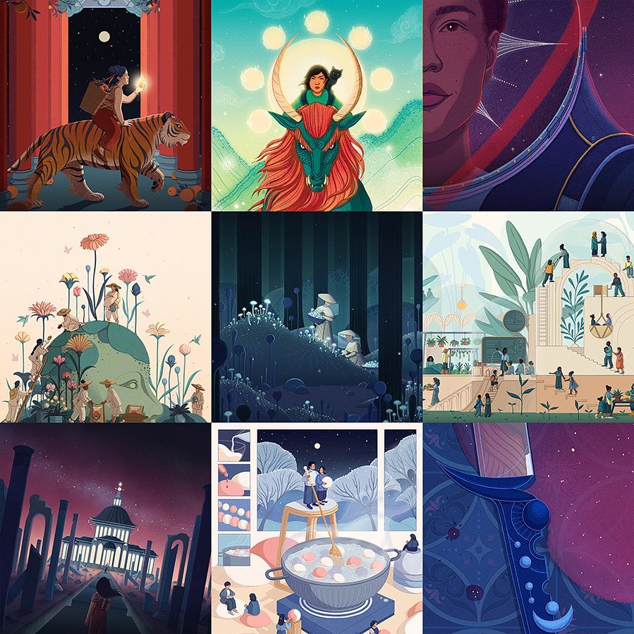 Conceptual illustrations using color and symbolism - A course by Christina Chung