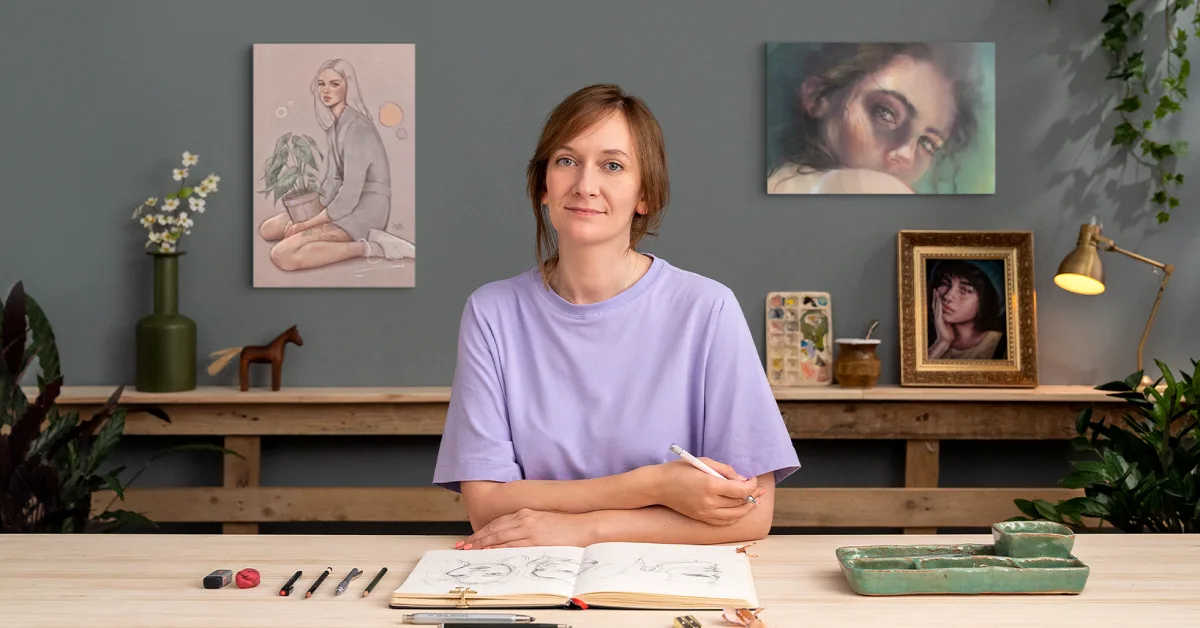 Portrait Sketchbooking: Explore the Human Face - A course by Gabriela Niko