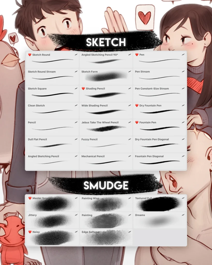 Jingsketch Procreate Brushes: Complete Collection v2.0