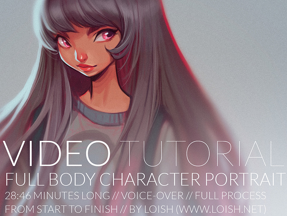 Video tutorial full body character portrait - Loish