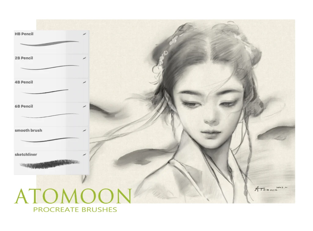 ATOMOON brush - ATOMOON LINE - ATOMOON BASIC - ATOMOON INPASTO - ATOMOON Watercolor - ATOMOON SMEAR