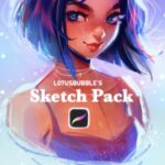 Discover the Magic of Lotusbubble’s Sketch Pack for Procreate