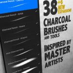 The Charcoal Master Pack Procreate Brush Set Review