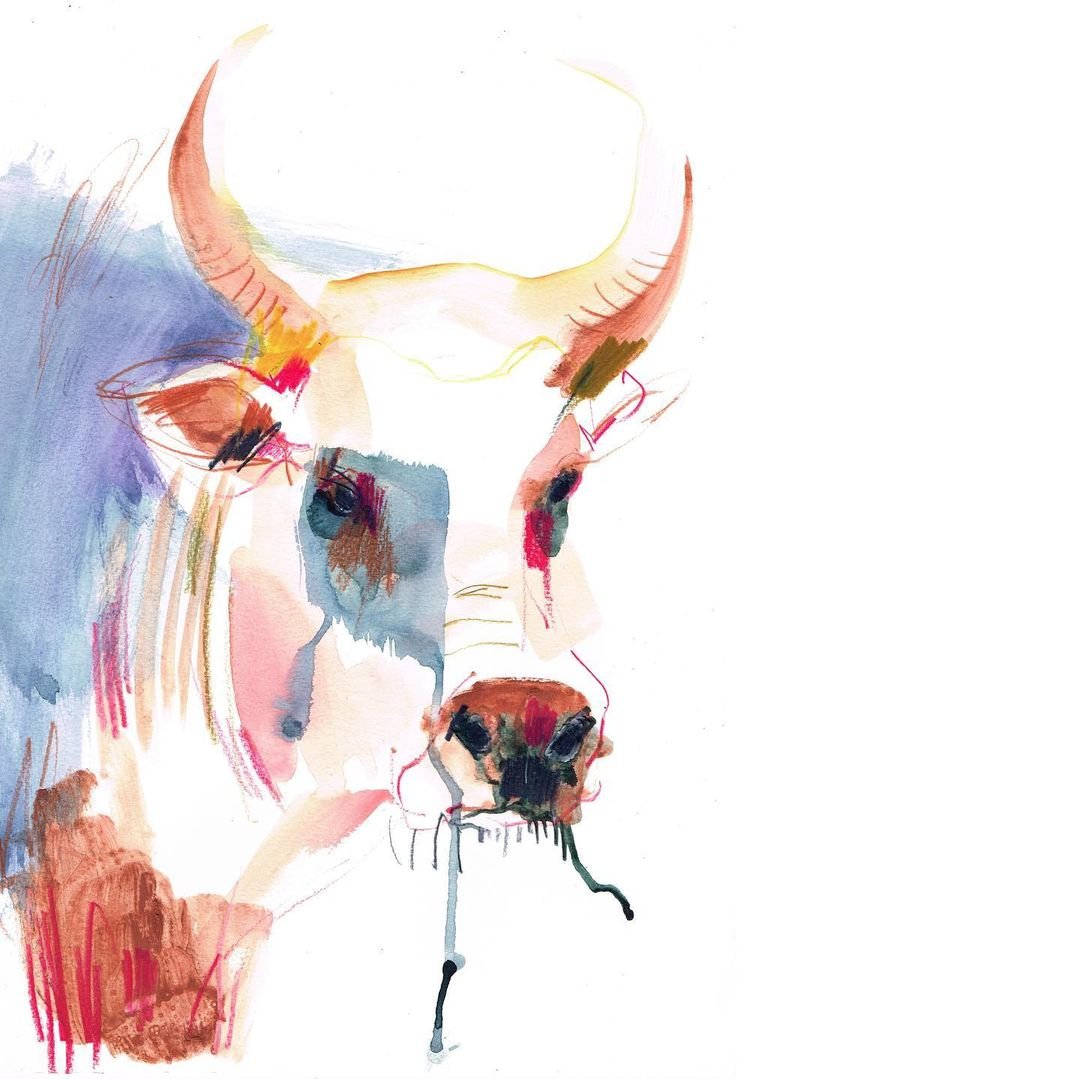 Learn Animal Illustration with Watercolor and Charcoal by Laura McKendry