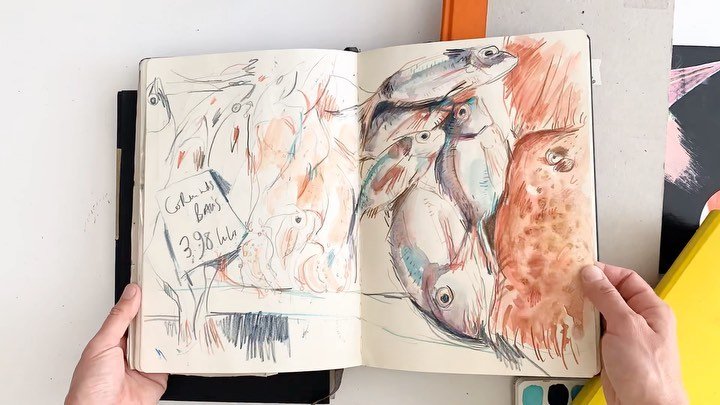 Review: Watercolor and Charcoal Animal Art by Laura McKendry