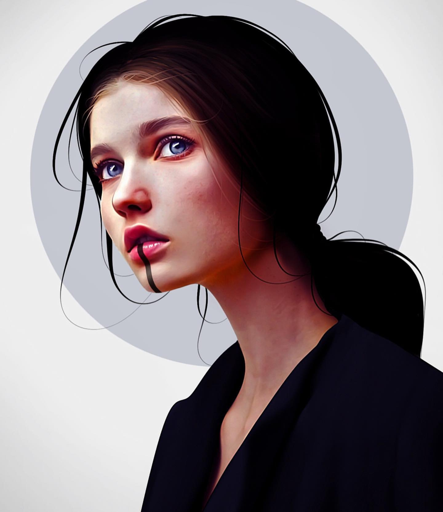 Top Realistic Portrait Brushes for Procreate and Photoshop by Laura H. Rubin