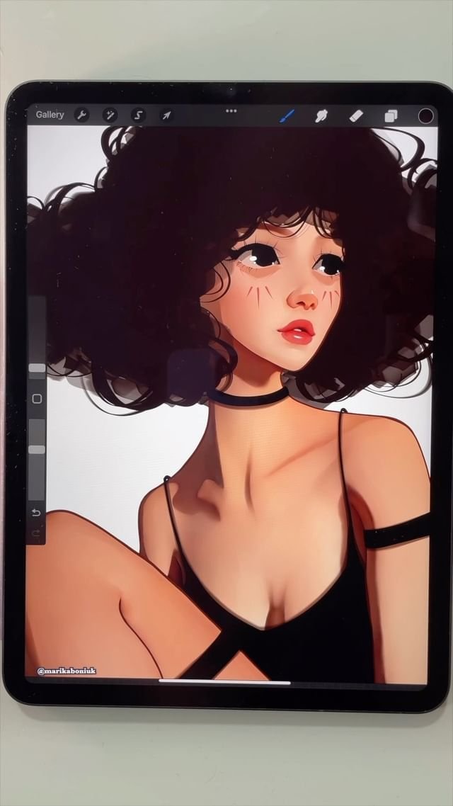 Procreate-Porträtpinsel: Kuratiert von Marika Boniuk