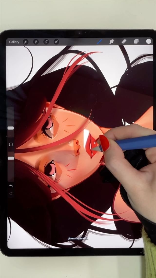 Procreate-Porträtpinsel für Anime-Kunst von Marika Boniuk