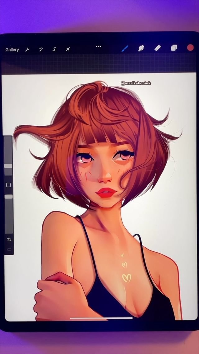 Marika Boniuk’s Best Procreate Portrait Brushes for Illustrations