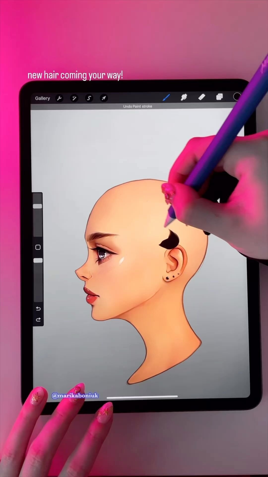 Marika Boniuk’s Procreate Portrait Brushes for Tattoo Art