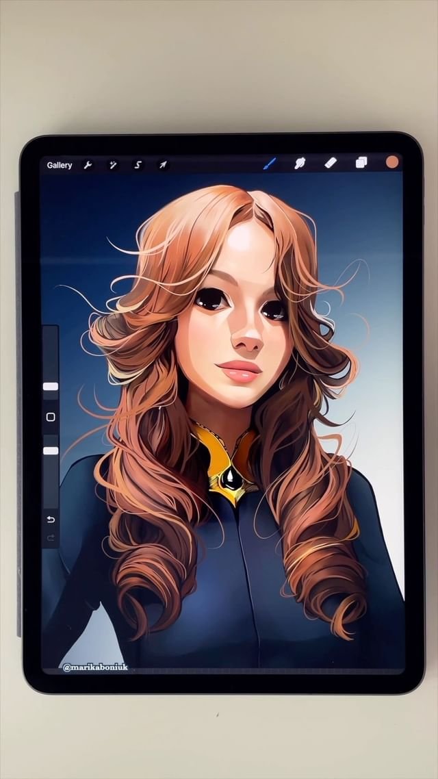 Procreate-Porträtpinsel für Skizzen von Marika Boniuk