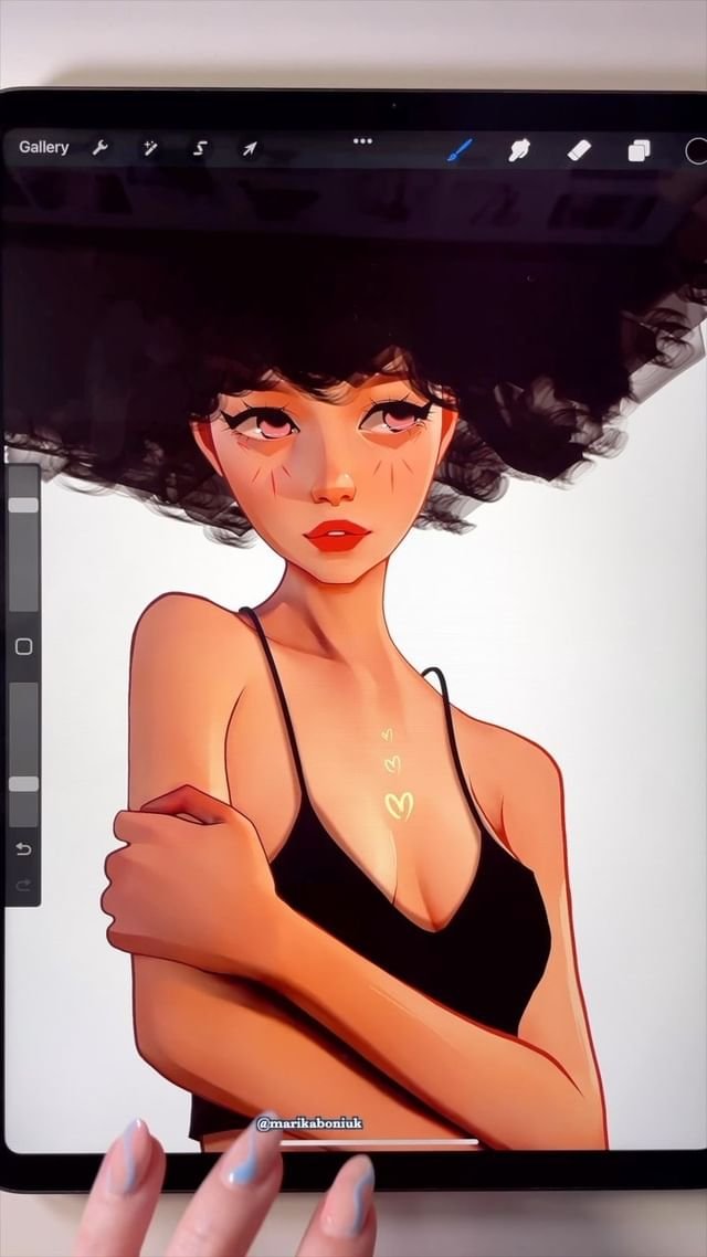 High-Quality Procreate Portrait Brushes by Marika Boniuk