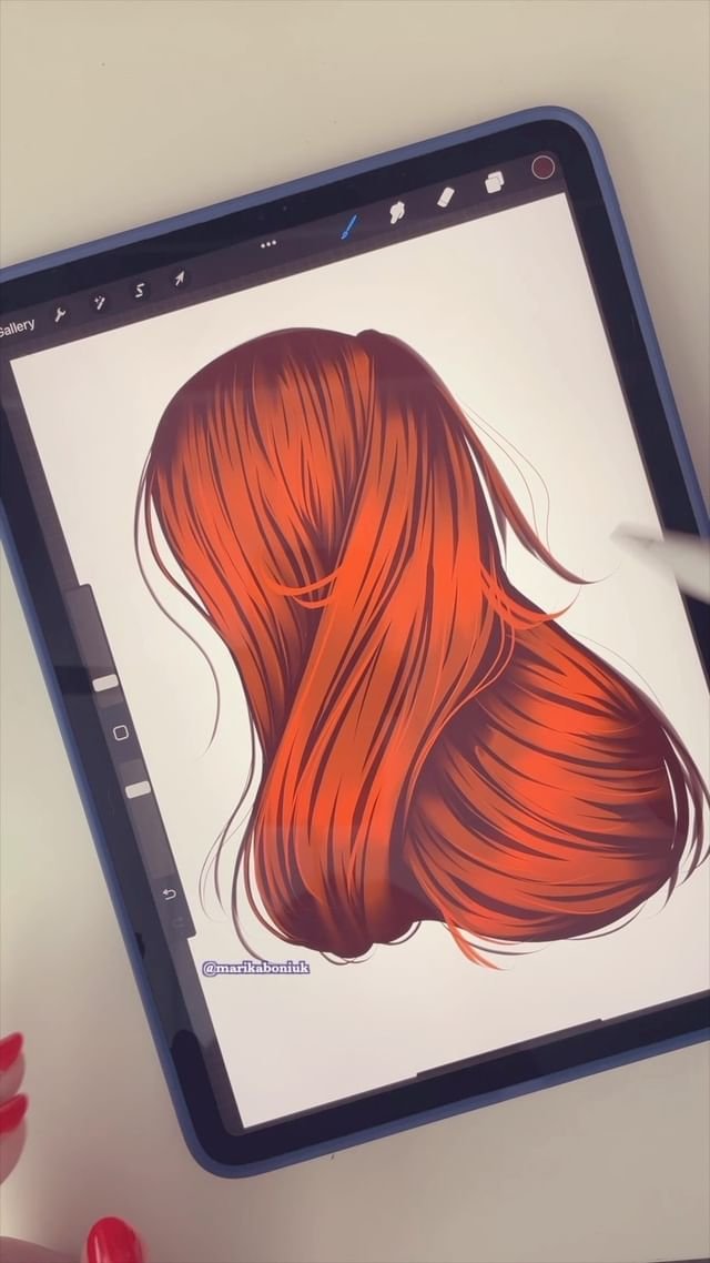 Procreate Portrait Brushes for Anime Art by Marika Boniuk