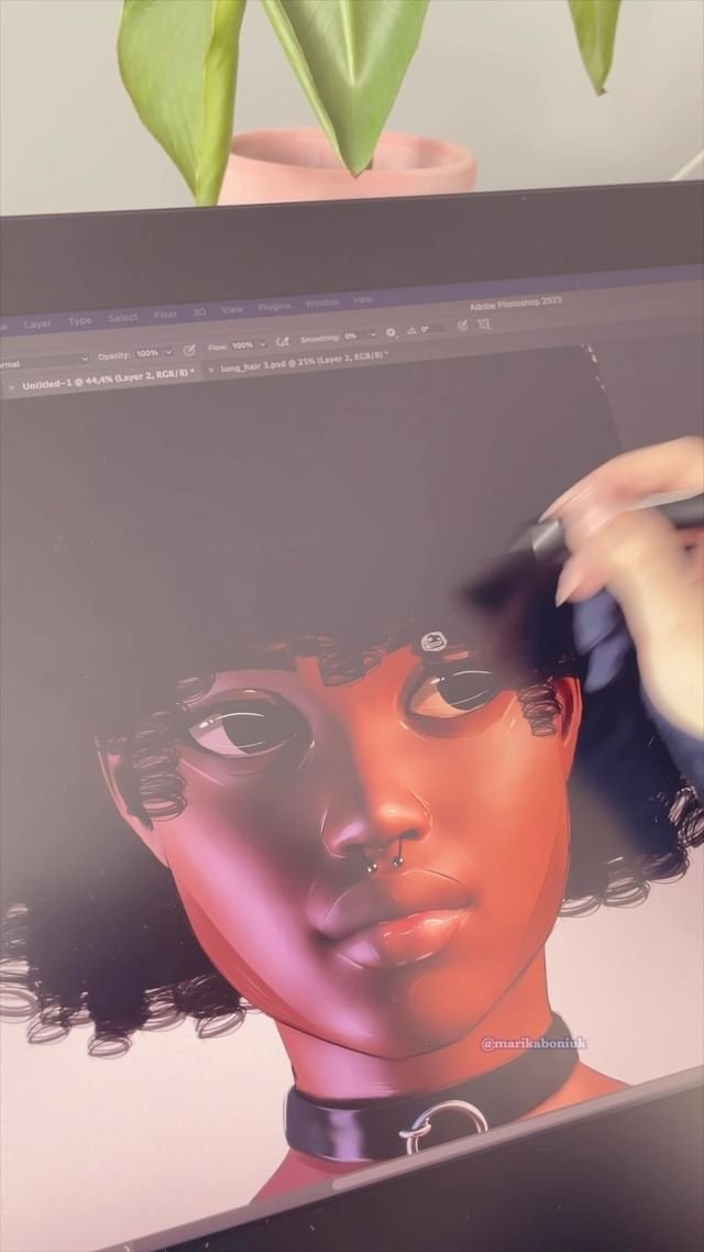 Los mejores pinceles de retrato para creativos en Procreate por Marika Boniuk