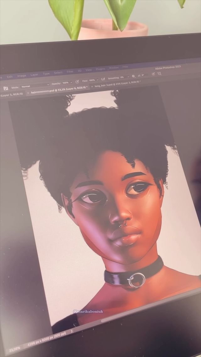 Marika Boniuk’s Procreate Portrait Brushes for Comics