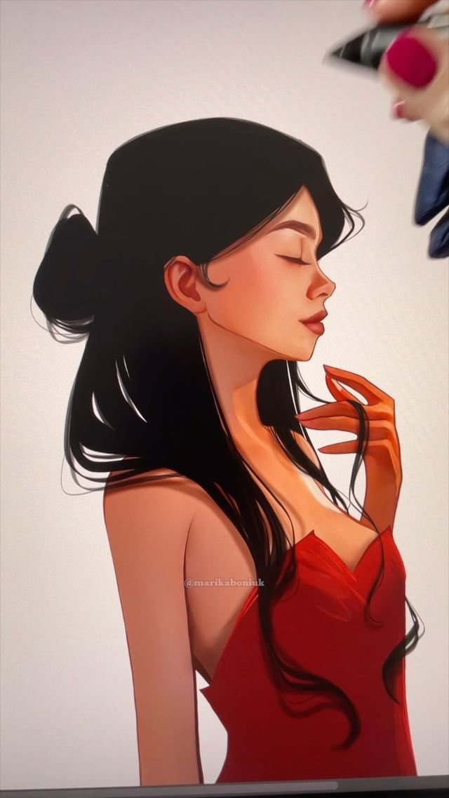 Procreate-Porträtpinsel für Comics von Marika Boniuk