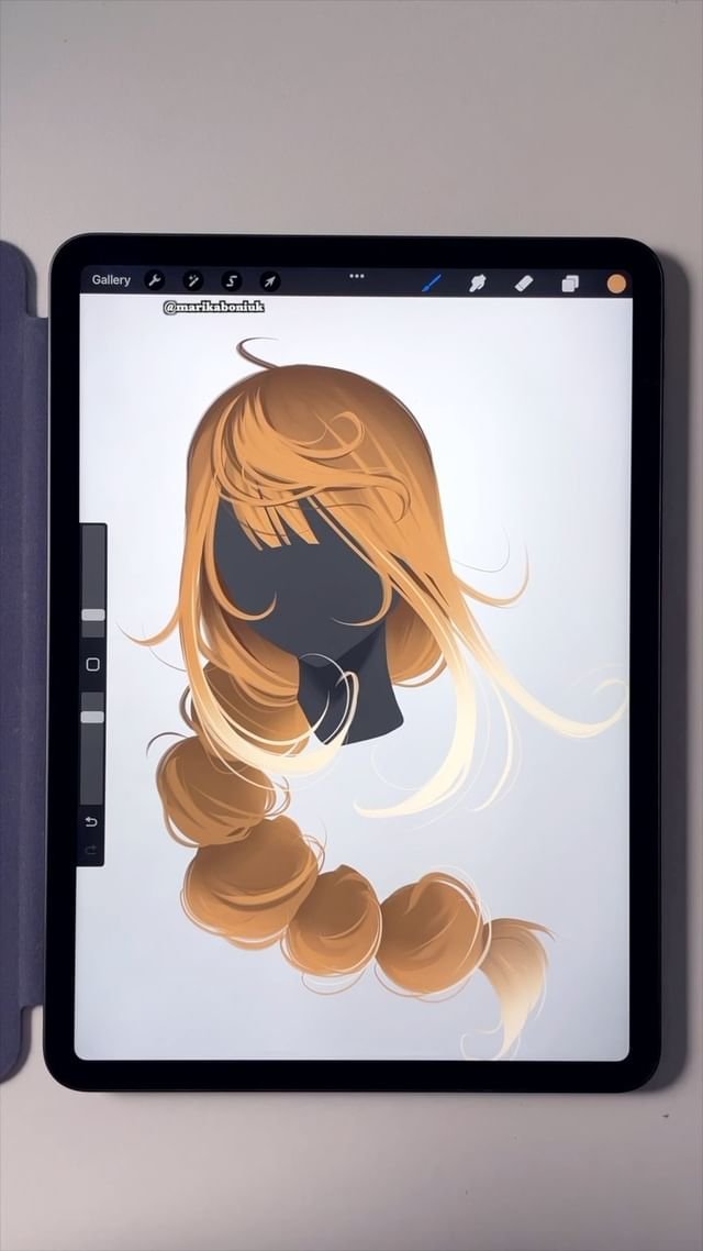 Top Procreate-Porträtpinsel für Schattierung von Marika Boniuk