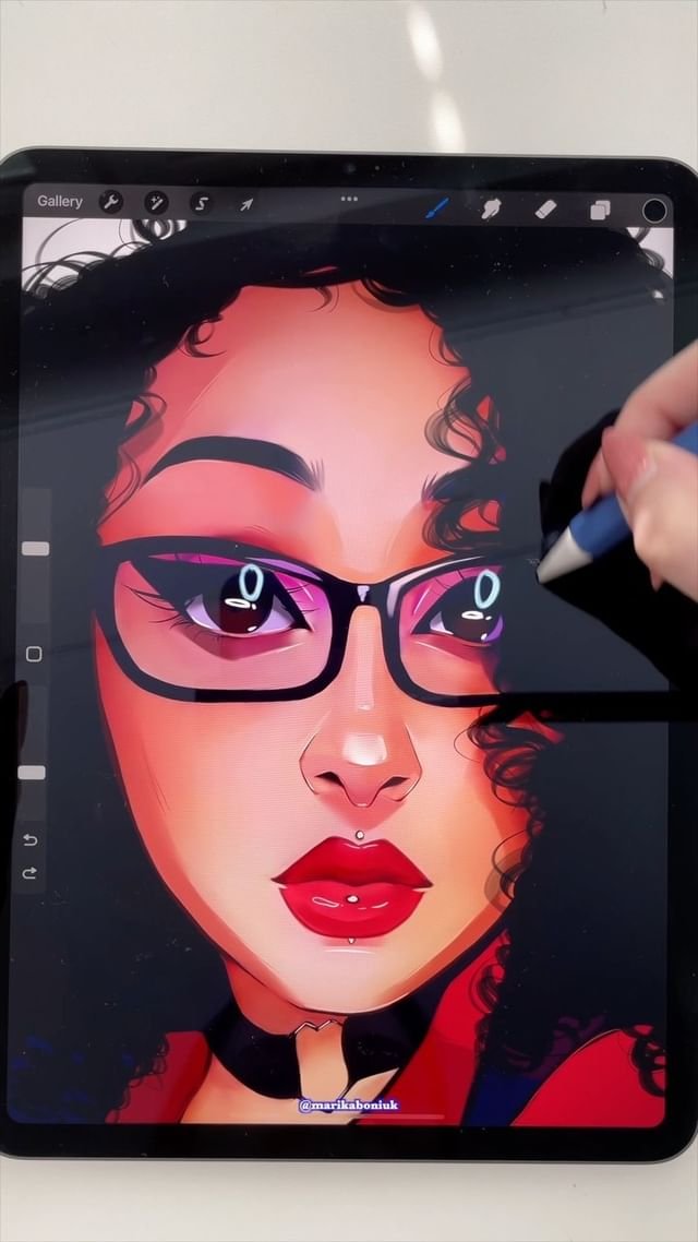 Colección de pinceles de retrato para Procreate por Marika Boniuk