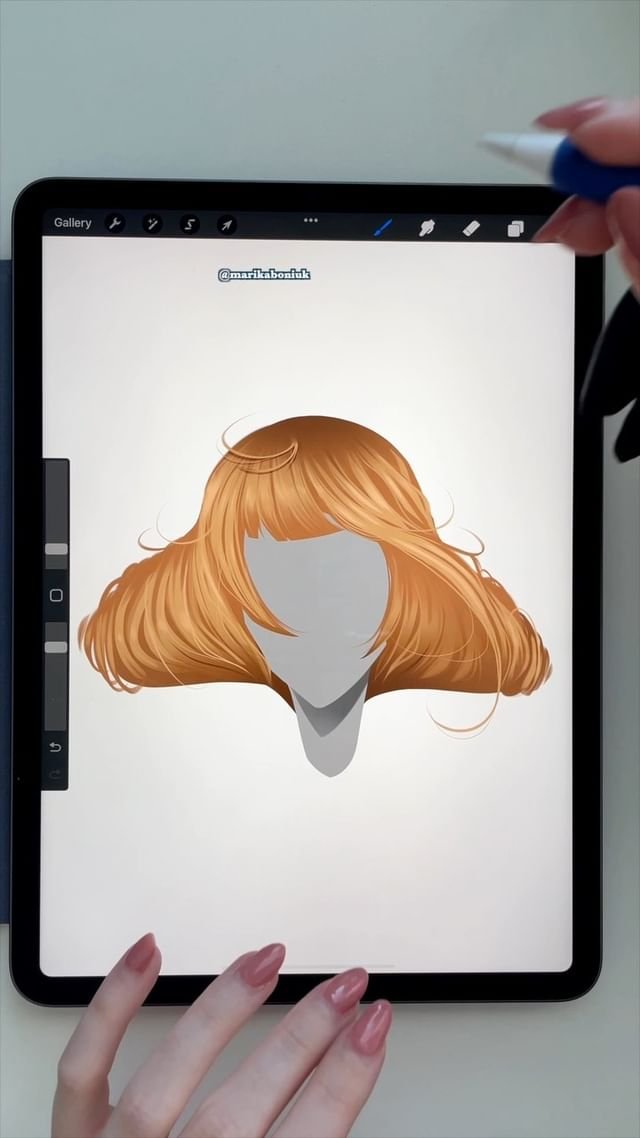 Los mejores pinceles de retrato para creativos en Procreate por Marika Boniuk