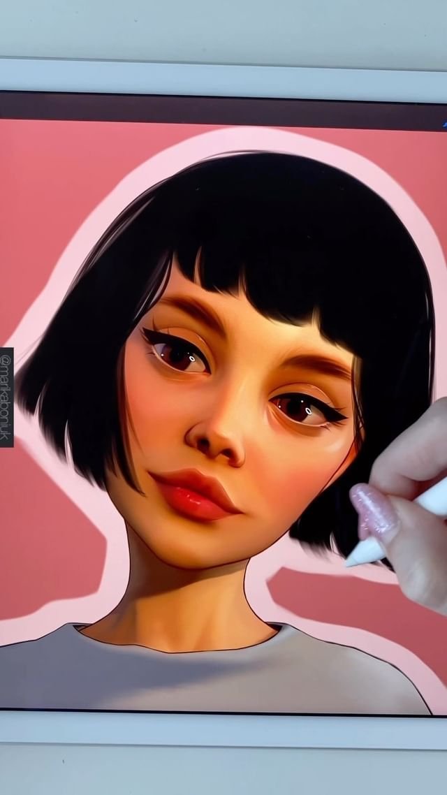 Pinceles de retrato para texturizado en Procreate por Marika Boniuk