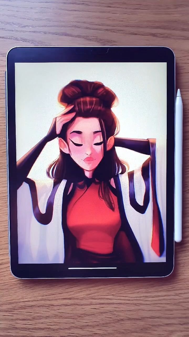 Course Review: Cristina Gómez's Cartoon-Style Character Portraits in Procreate