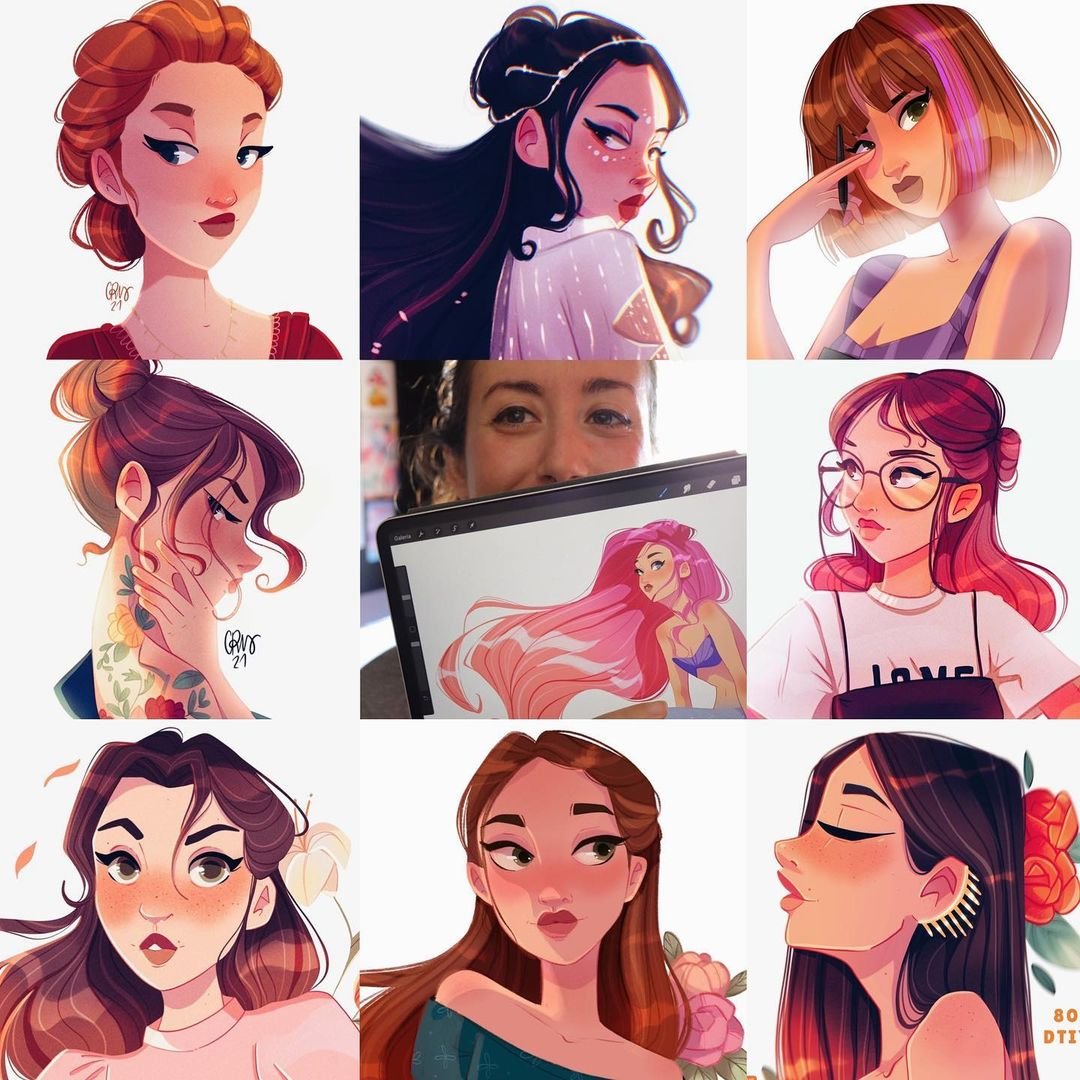 Review of Cristina Gómez's Course: Cartoon-Style Character Portraits in Procreate