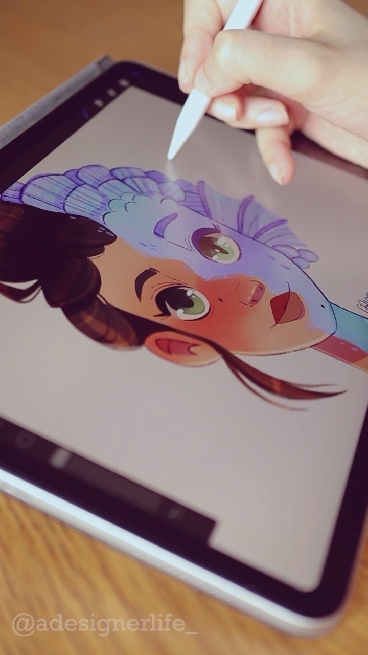 Reseña: Retratos de personajes estilo cartoon en Procreate con Cristina Gómez