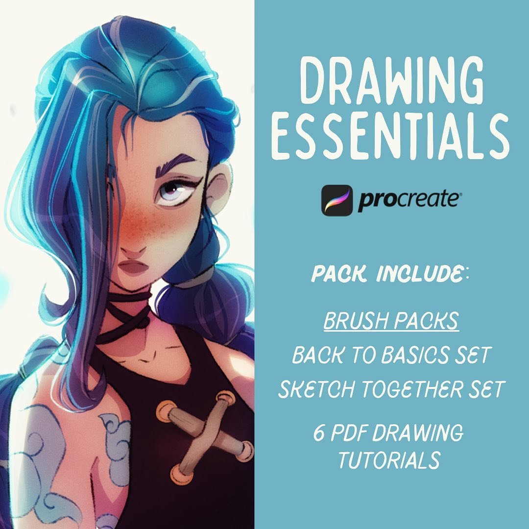 Cartoon-Style Character Portraits with Procreate by Cristina Gómez: A Review