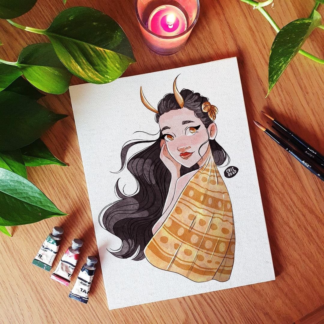 Course Review: Cristina Gómez's Cartoon-Style Character Portraits in Procreate