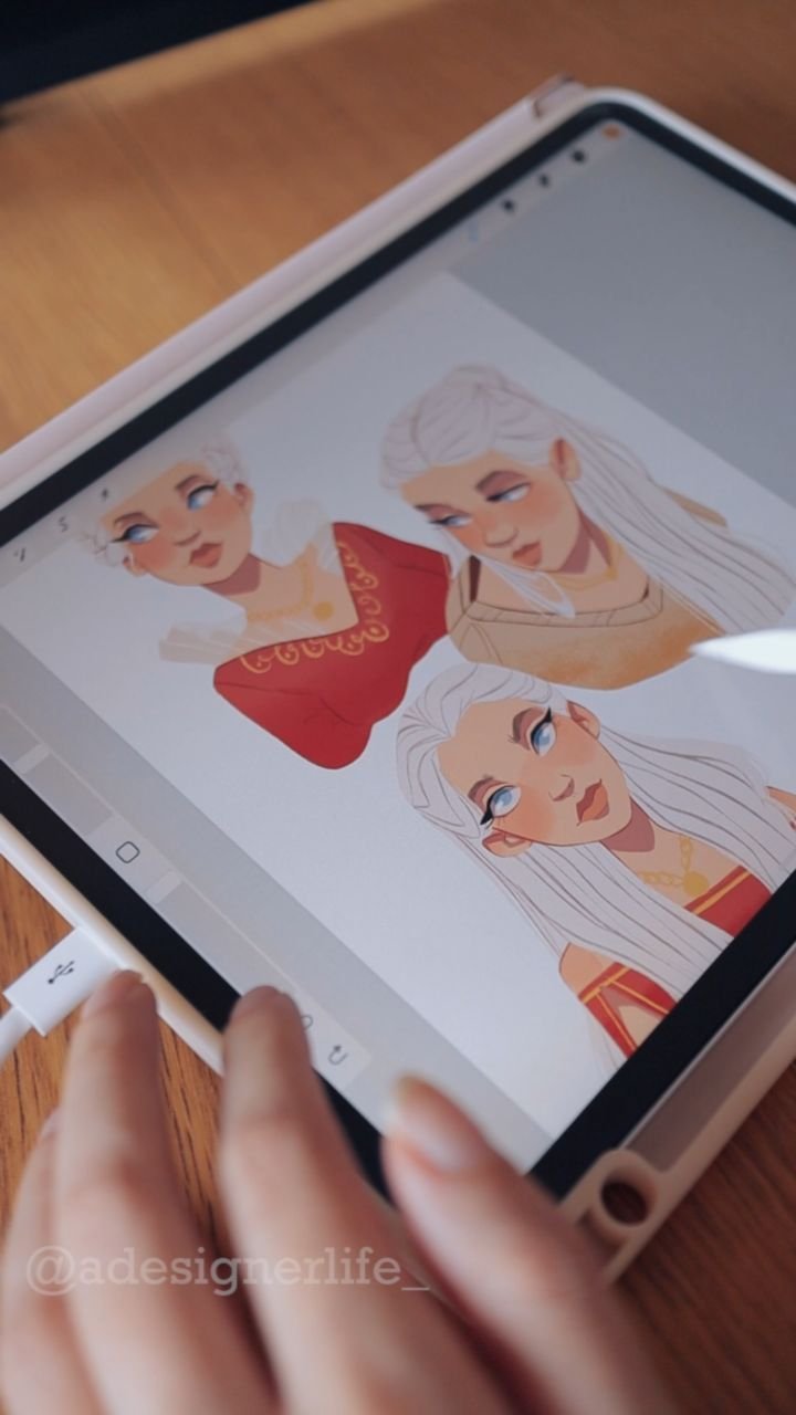 Cristina Gómez Review: Cartoon-Style Character Portraits with Procreate