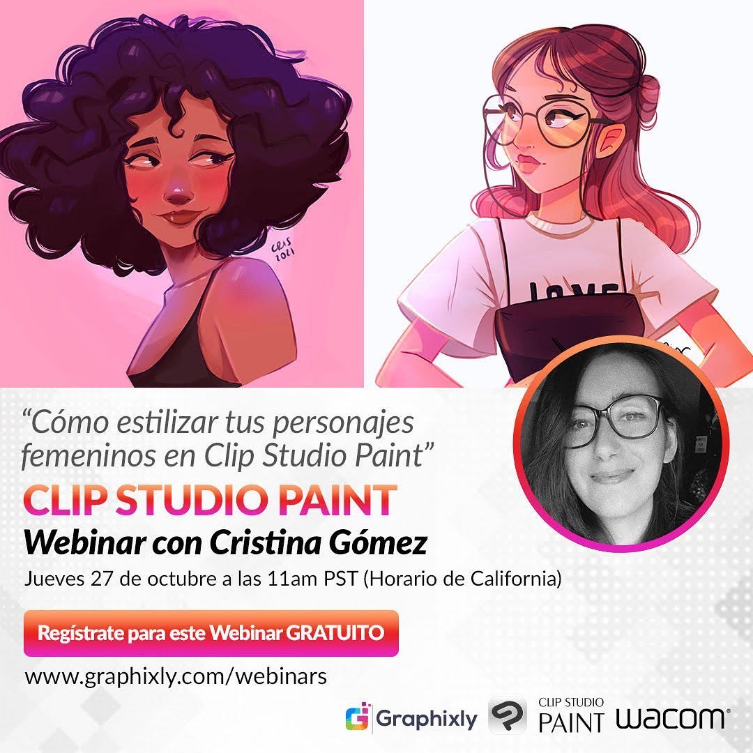 Course Review: Cristina Gómez's Cartoon-Style Character Portraits in Procreate