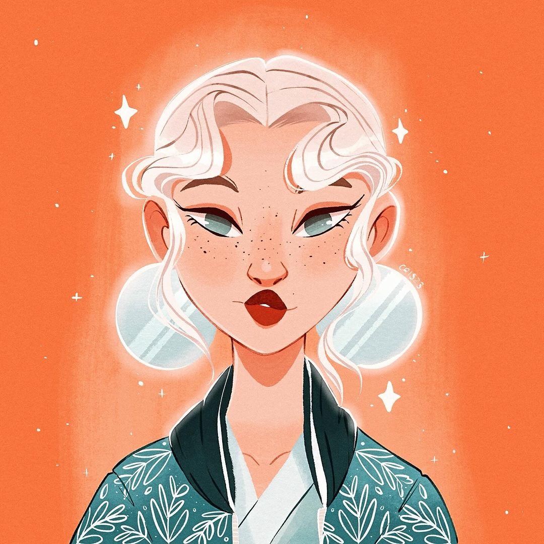 Review: Cartoon-Style Character Portraits in Procreate by Cristina Gómez