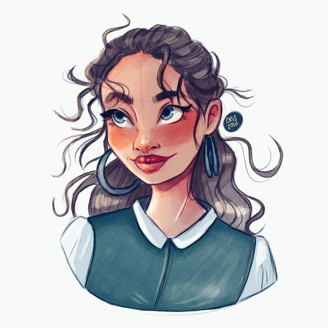 Review: Cartoon-Style Character Portraits with Procreate by Cristina Gómez