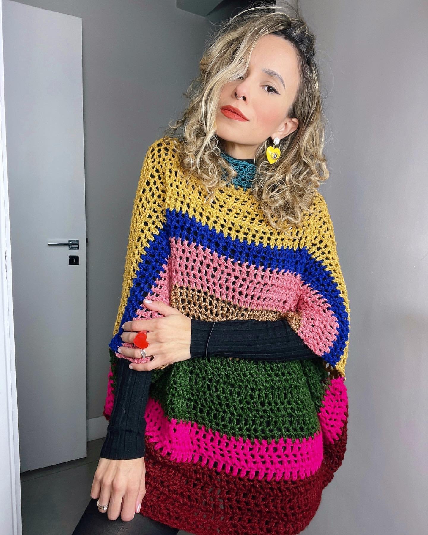 Marie Castro Enseña Croché para Ropa Colorida