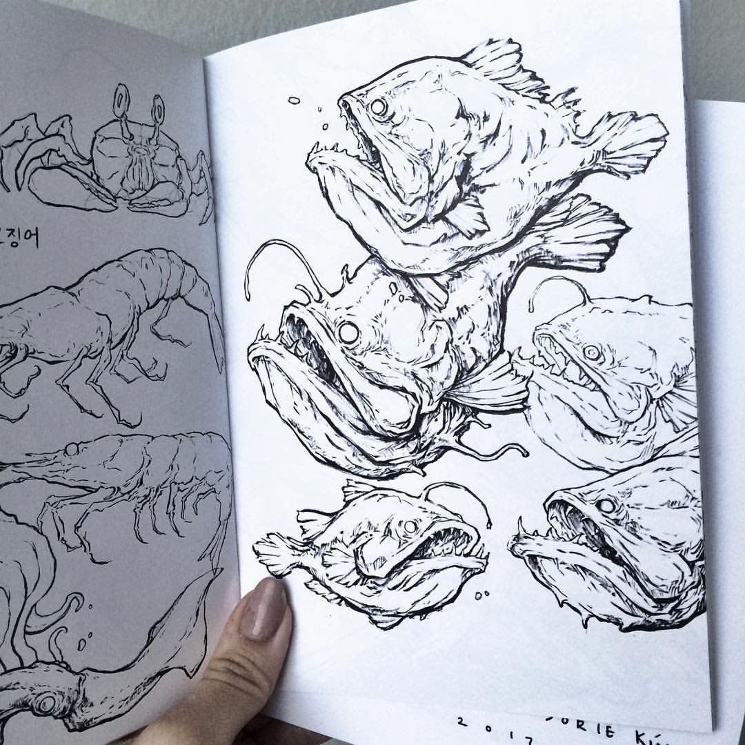 Portfolio and Review of Sorie Kim's Daily Sketching for Creative Inspiration