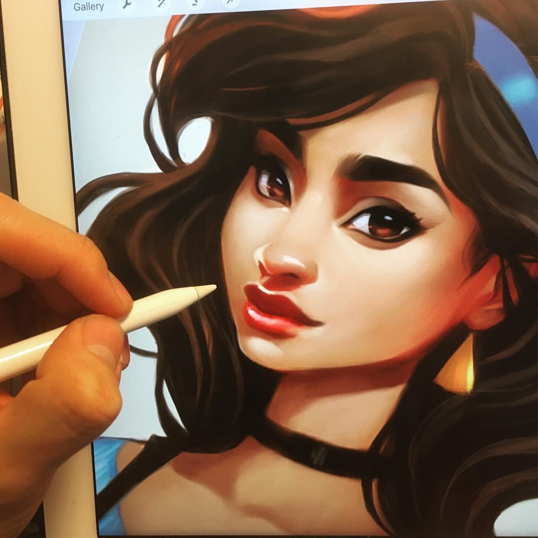 Master Illustrating Expressive Portraits in Procreate with Bo Feng Lin