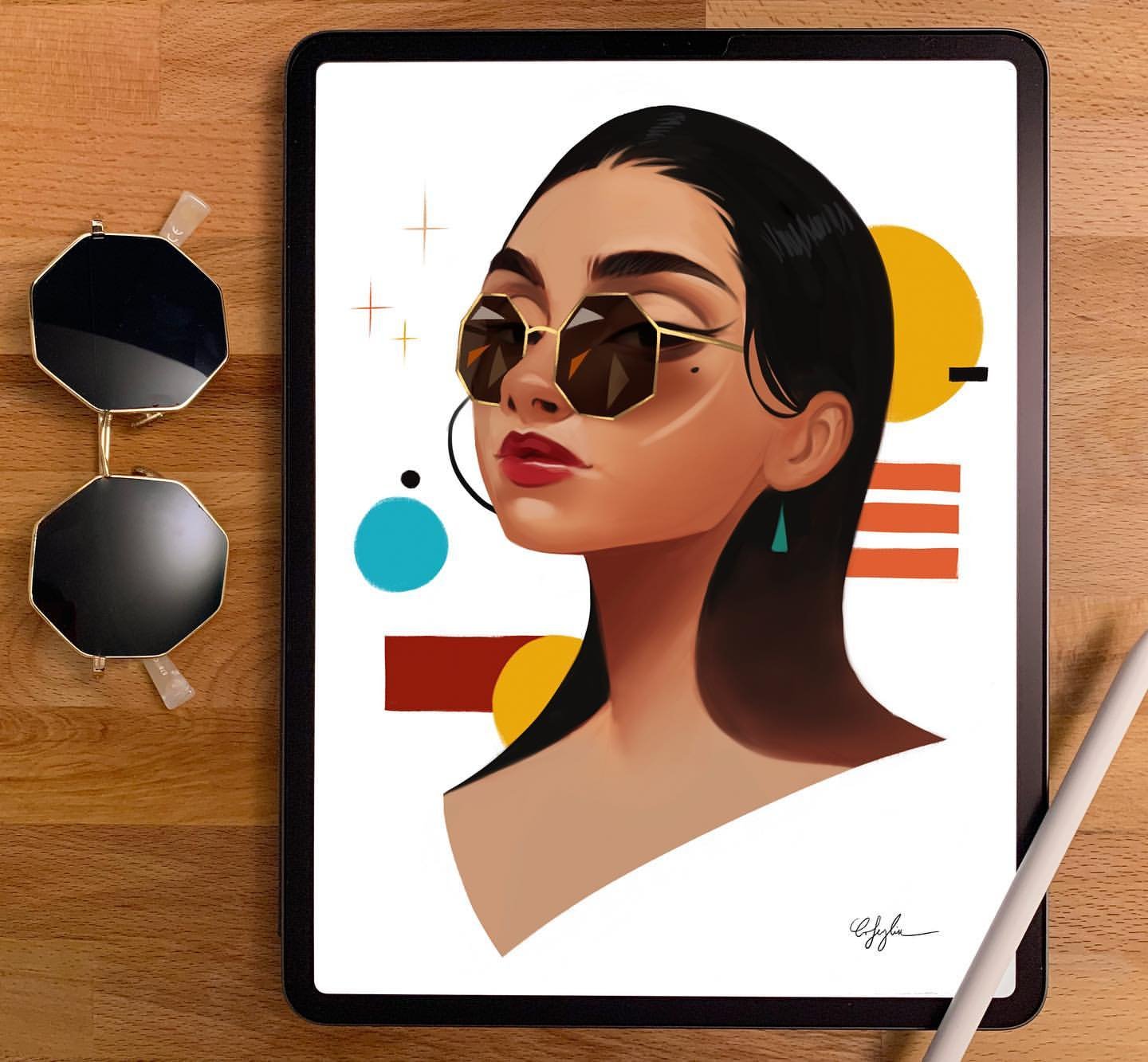 Perfecting Digital Portraits in Procreate: Graphical Techniques by Bo Feng Lin