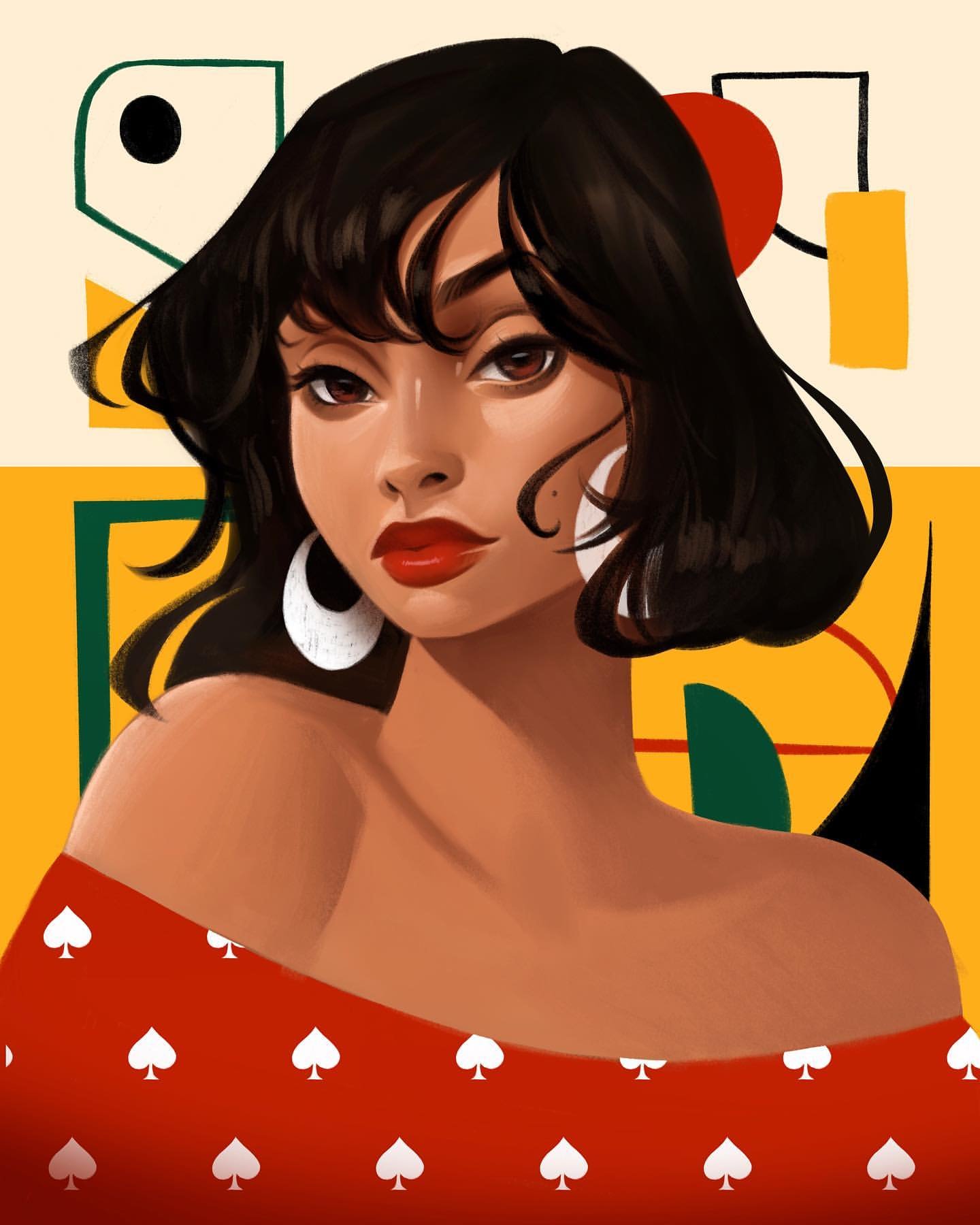 Simple and Fast iPad Portraits in Procreate for Beginners by Bo Feng Lin