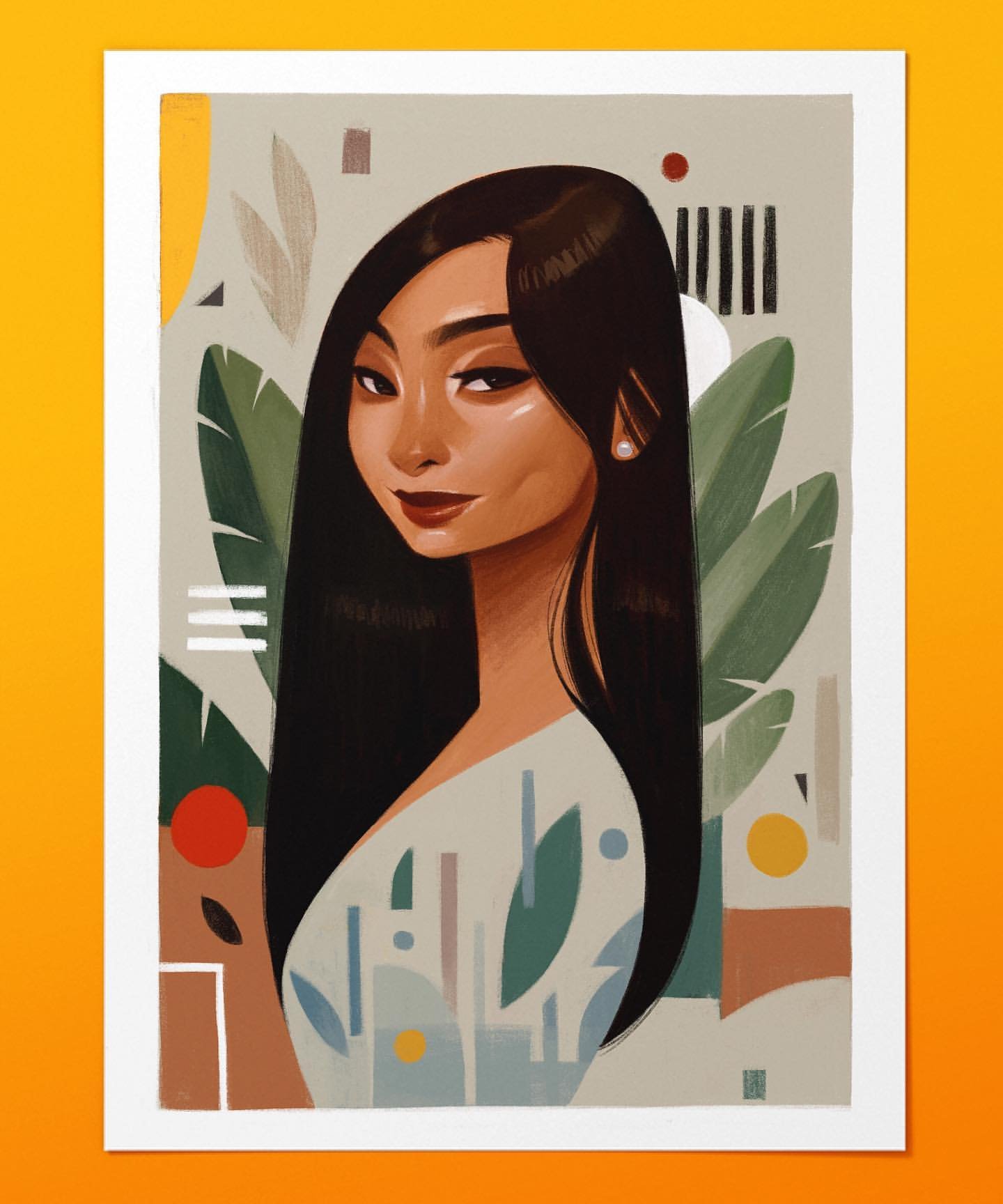 Enhance Your Digital Portraits: Procreate and Graphical Elements with Bo Feng Lin