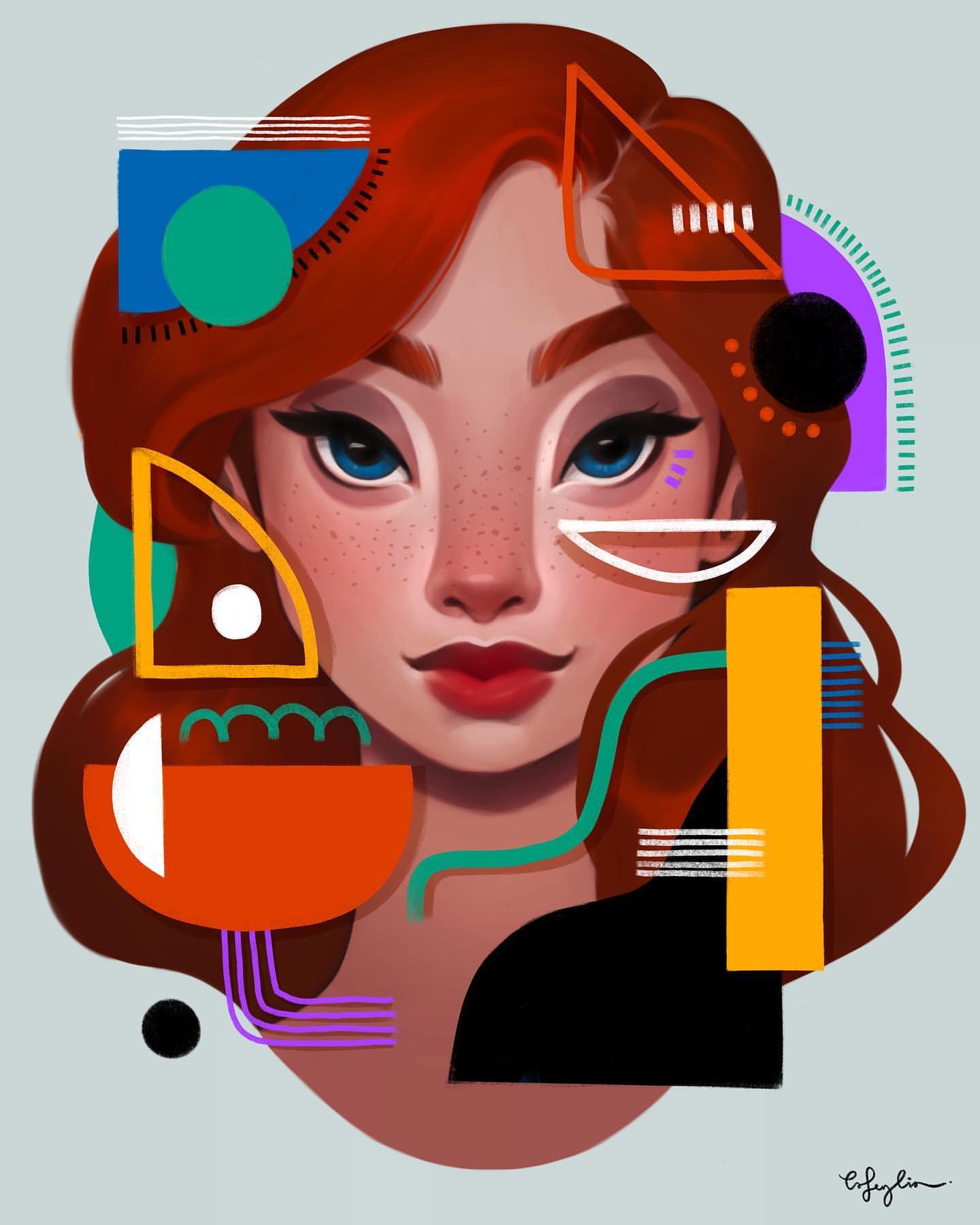 Learn Procreate Digital Portraits: Bo Feng Lin’s Graphical Enhancements