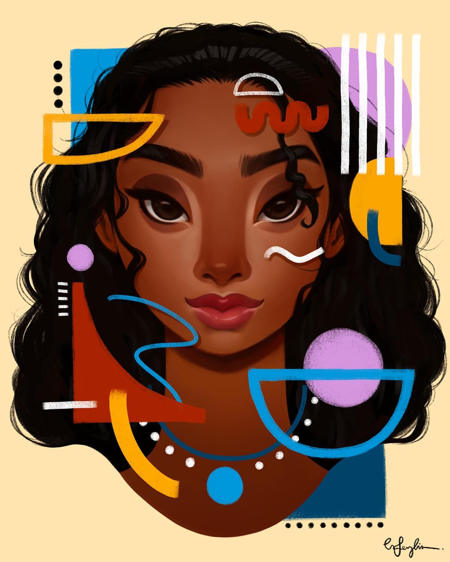 Procreate Digital Portraits: Master Graphical Elements with Bo Feng Lin