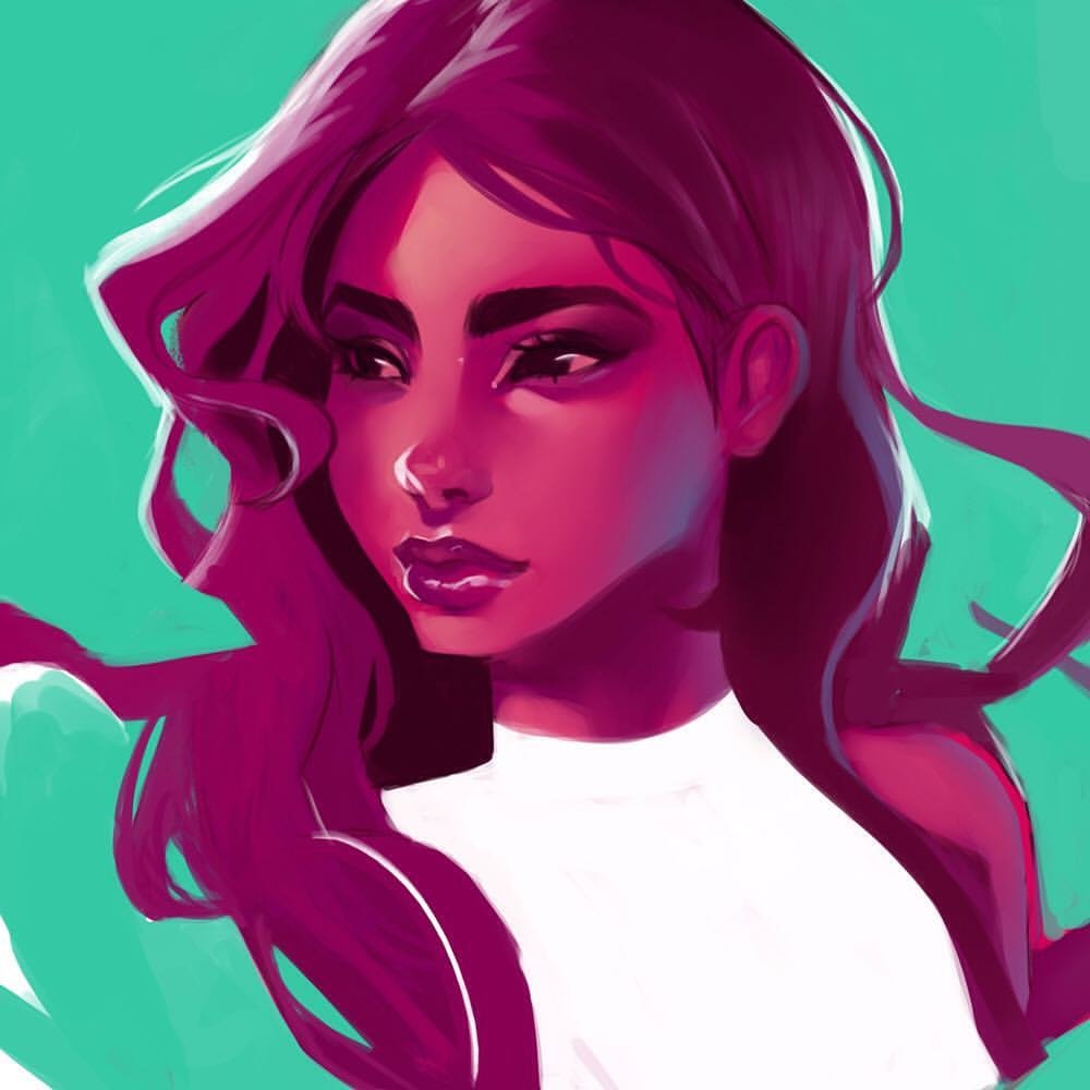 Digital Portrait Skills in Procreate: Graphical Elements with Bo Feng Lin