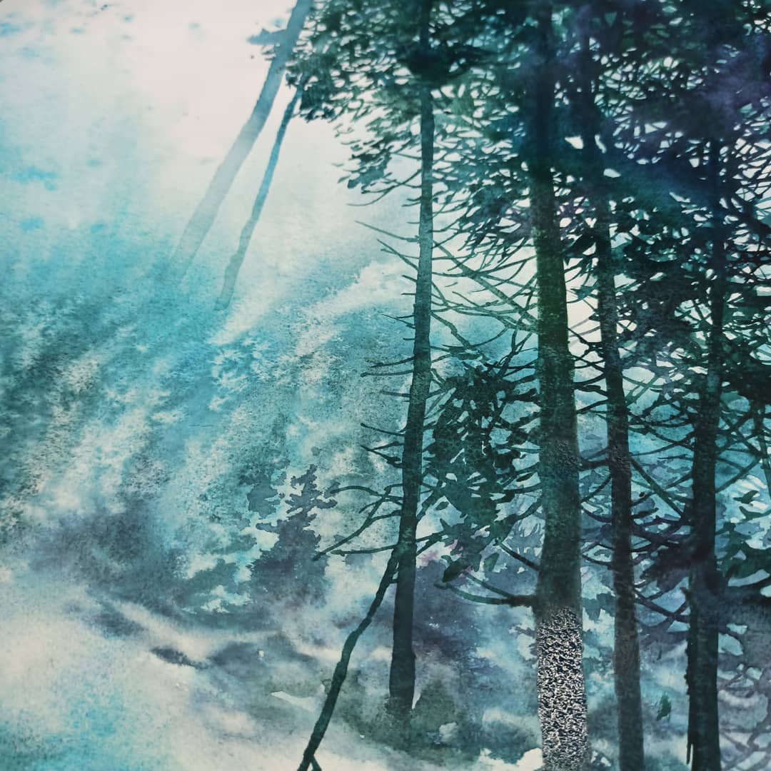 Watercolor Landscapes for Beginners: Light and Composition by Katarzyna Kmiecik on Domestika