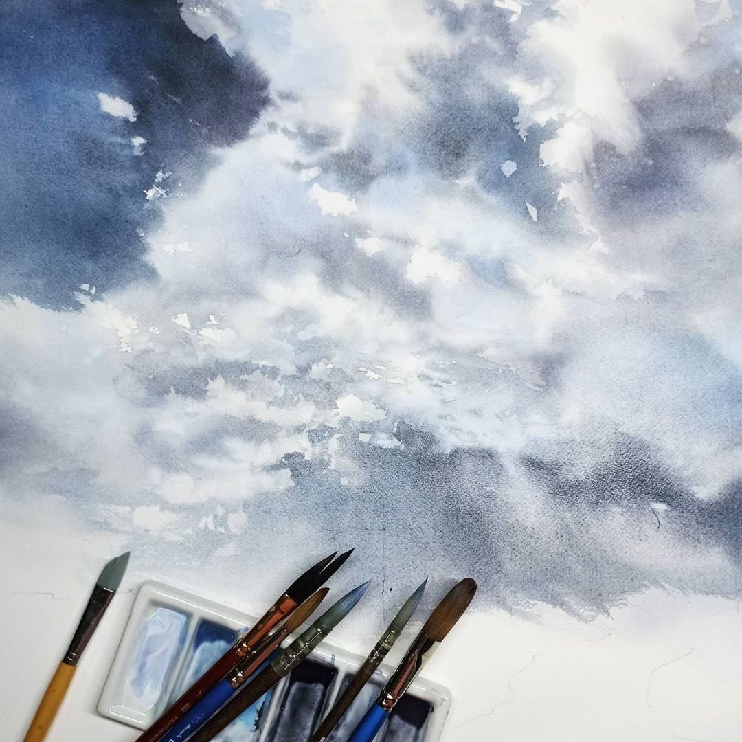 Paint Stunning Watercolor Landscapes: Light and Reflection by Katarzyna Kmiecik on Domestika