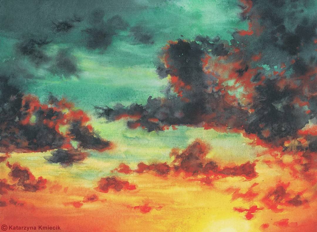 Mastering Watercolor Landscapes: Light and Depth by Katarzyna Kmiecik on Domestika