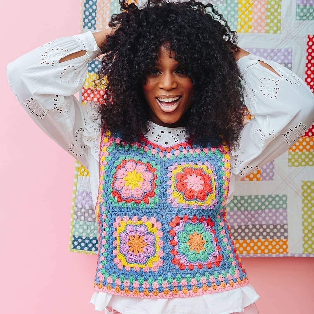 Granny Square Crochet Sweater by Katie Jones: Course Review