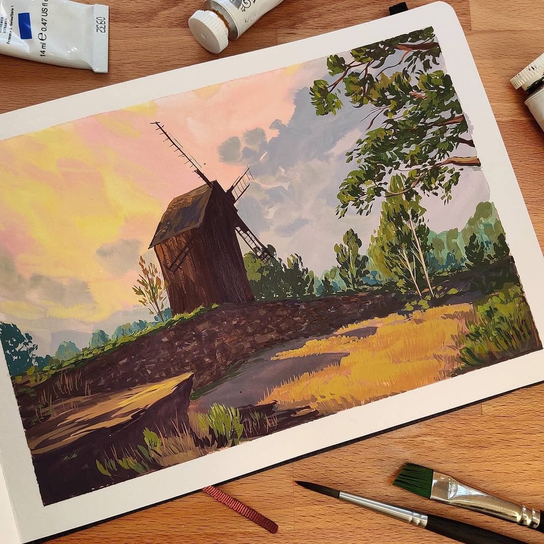 Maddy Bellwoar’s Course: Landscape Painting with Gouache Review