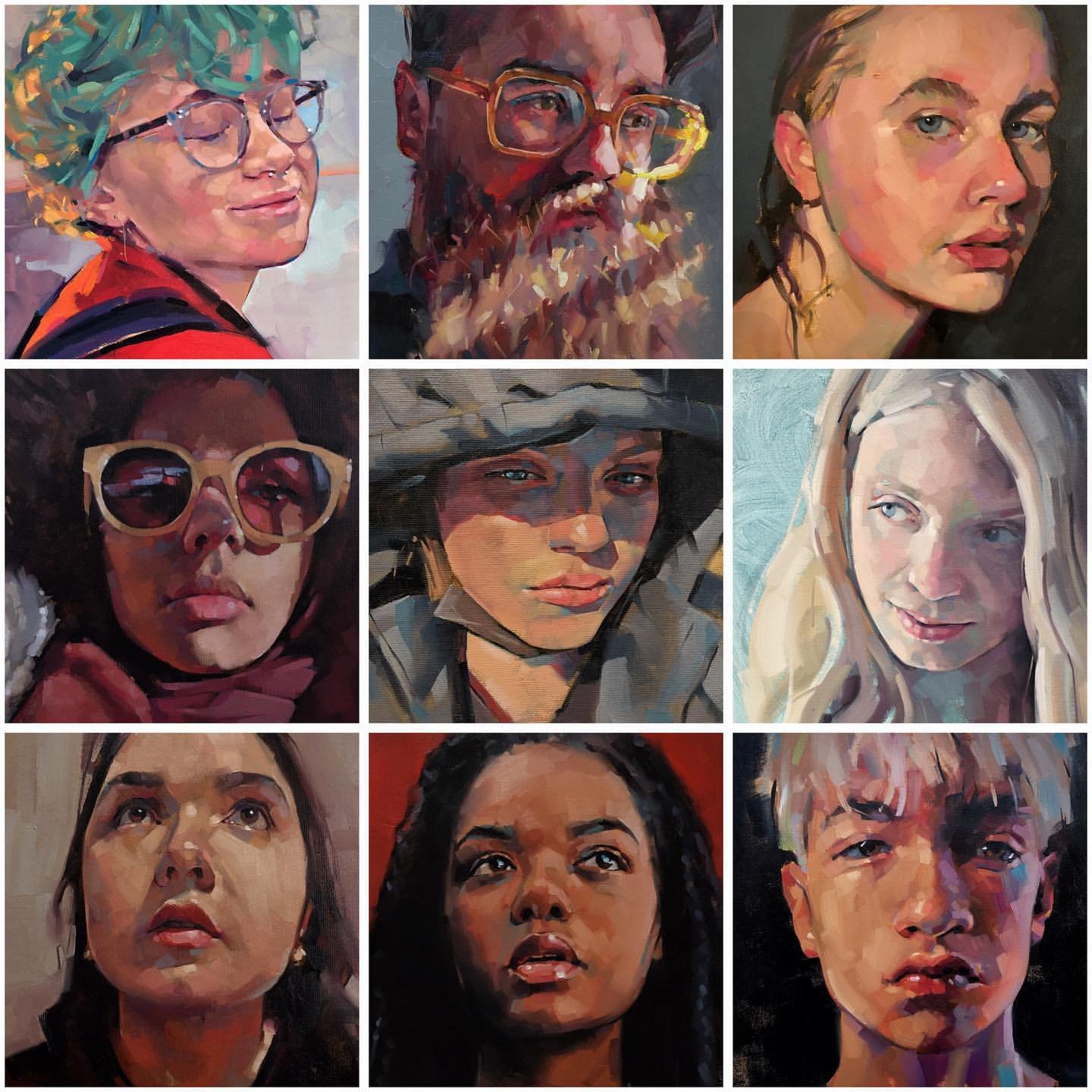 Jane French's Oil Portraits: Showcase of Light and Shade