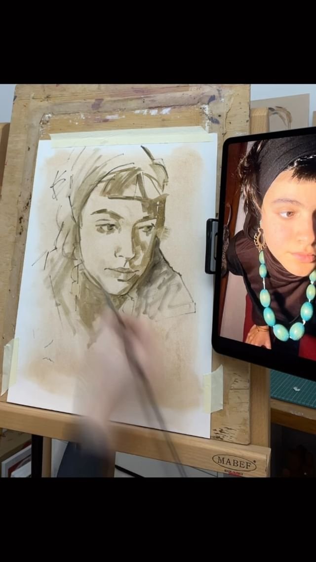 Jane French’s Techniques and Tips from Sky Arts Portrait Artist of the Year on Domestika