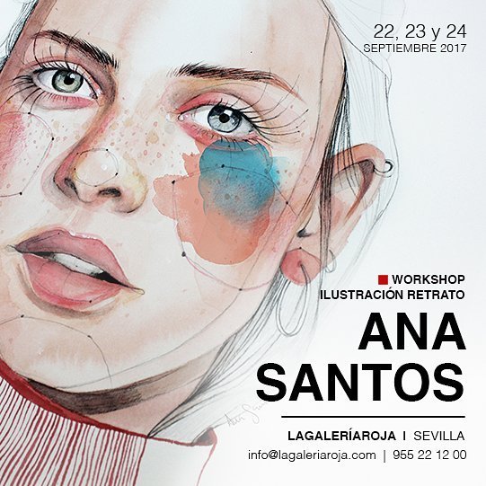 From Basic to Expert: Watercolor Illustrated Portraits by Ana Santos